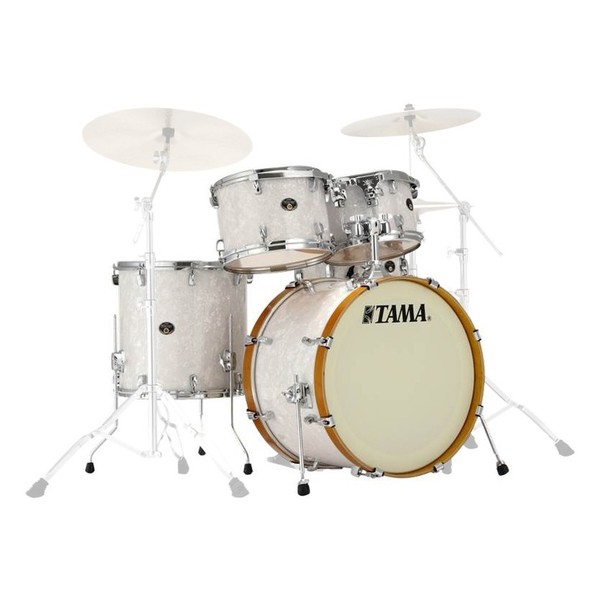 Tama Silverstar Vintage 22'' 5pc Shell Pack, Snow White Pearl