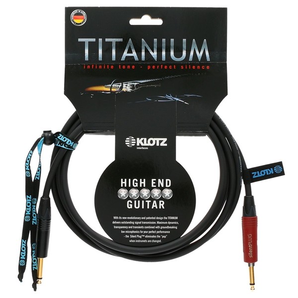 Klotz Titanium Guitar Cable, 4.5m
