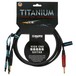 Klotz Titanium Guitar Cable, 6m