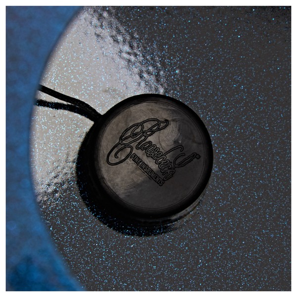 Idiopan Lunabell 8'' Tunable Steel Tongue Drum w/ Pickup, Sapphire