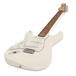 Fender Standard Stratocaster LH Electric Guitar, PF, Arctic White