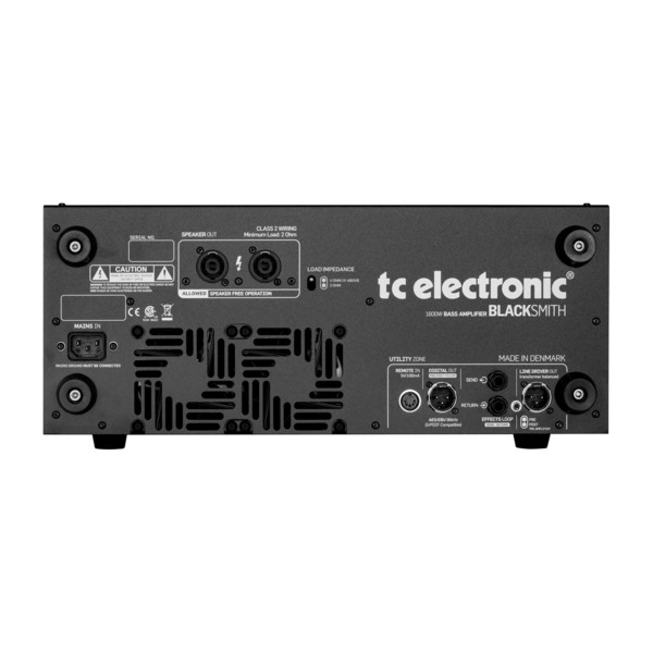 TC Electronic Blacksmith 2.0 Bass Amp Head Back