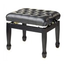 Stagg Concert Vinyl Piano Stool, Black