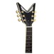 Dean ML 40th Anniversary FM Electric Guitar, Trans Black - headstock