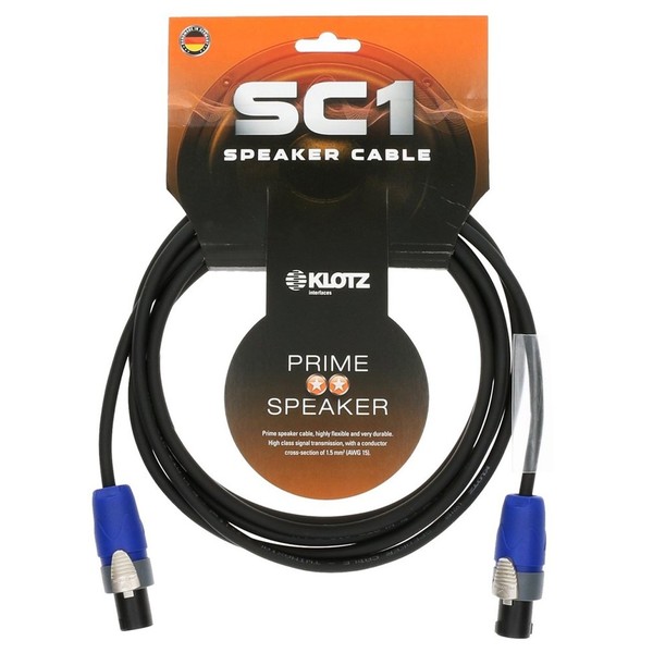 Klotz SC1 Speaker Cable, 1m