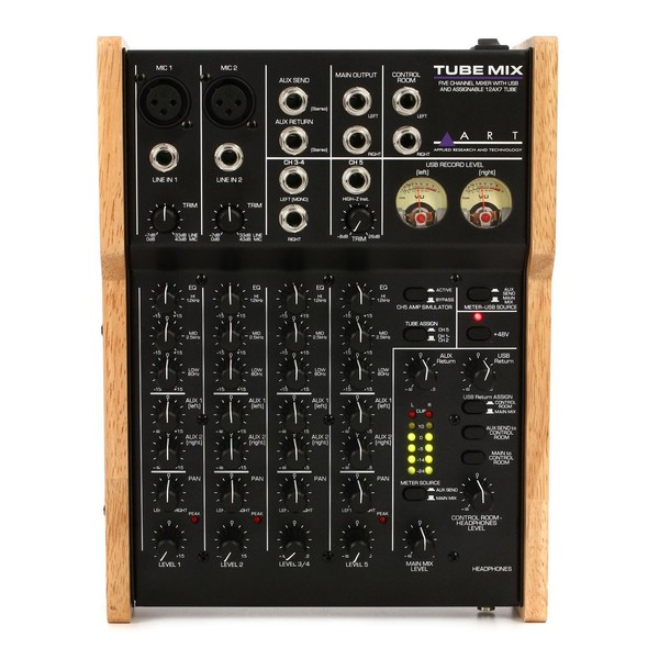 Art TubeMix 5-Channel Mixer - Top