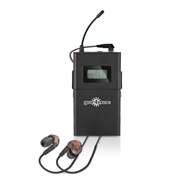 Wireless In Ear Monitor Bodypack Receiver by Gear4music