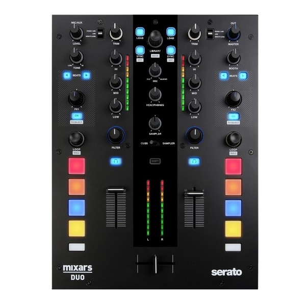 Mixars DUO MK2 2-Channel Scratch Mixer - Top