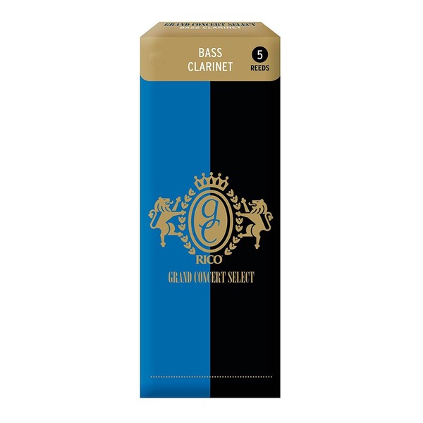 Rico Grand Concert Select Bass Clarinet Reeds, 3.5 (5 Pack)