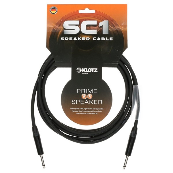 Klotz SC1-PP Speaker Cable Neutrik Jacks, 5m
