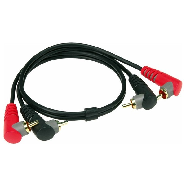 Klotz Angled RCA - RCA Cable Set, 1m