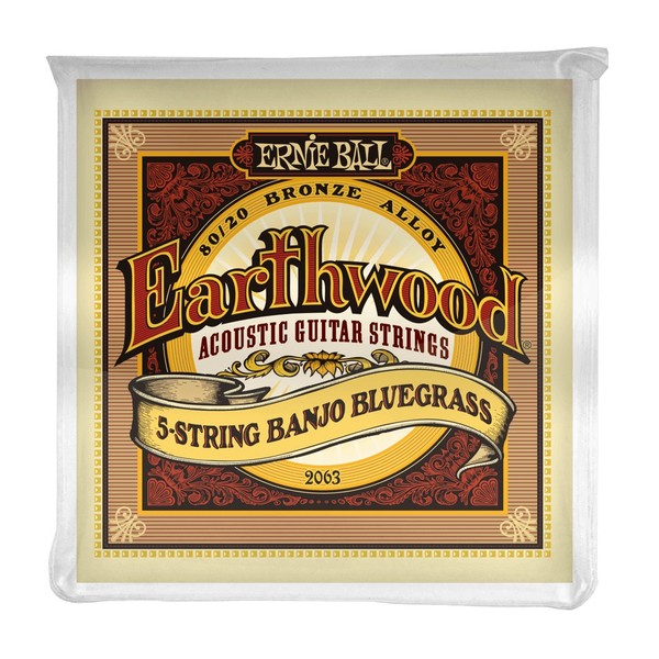 Ernie Ball Earthwood 2063 5-String Banjo Bluegrass