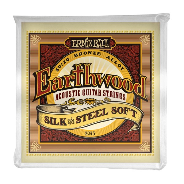 Ernie Ball Earthwood 2045 Silk & Steel Soft Set
