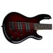 Dean Edge 2 5-String Bass Guitar, Red