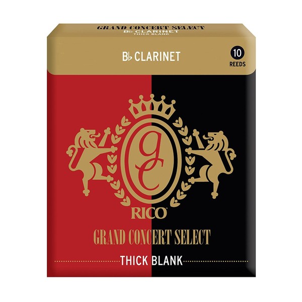 Rico Grand Concert Select Thick Clarinet Reeds, 4.5 (10 Pack)