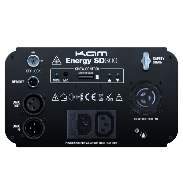 KAM Energy SD300 Laser, Rear