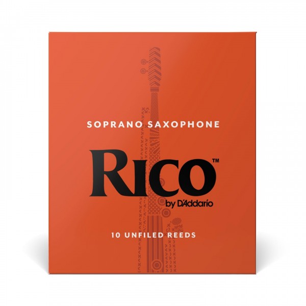 Rico by D'Addario Soprano Saxophone Reeds, 1.5 (10 Pack)