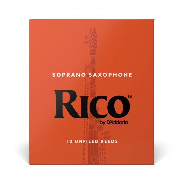 Rico by D'Addario Soprano Saxophone Reeds, 2.5 (10 Pack)