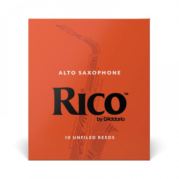 Rico by D'Addario Alto Saxophone Reeds, 4 (10 Pack)