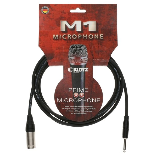 Klotz M1MP1K XLR - Jack Microphone Cable, 3m