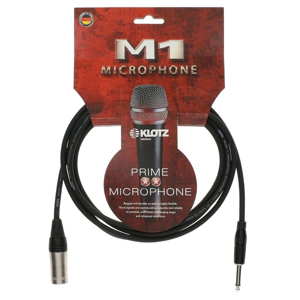 Klotz M1MP1K XLR - Jack Microphone Cable, 5m