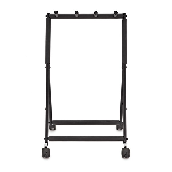 Wheeled 3 Guitar Rack by Gear4music