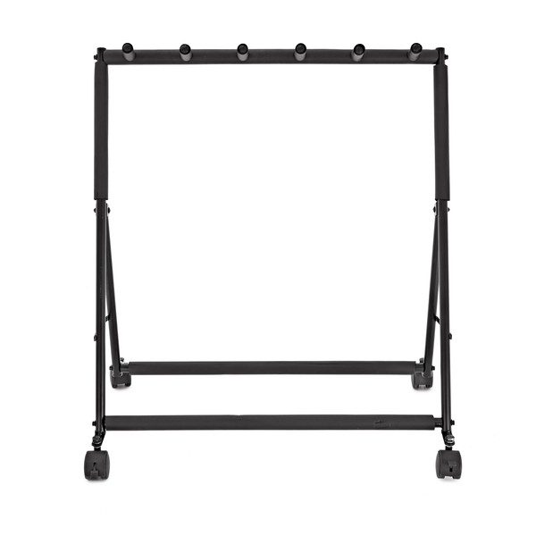 Wheeled 5 Guitar Rack by Gear4music