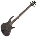 Epiphone Toby Deluxe IV Bass Guitar, Trans Black