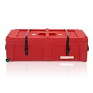 Hardcase 40" Hardware Case with Wheels, Red