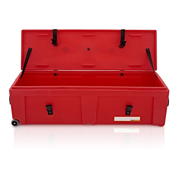 Hardcase 40" Hardware Case with Wheels, Red