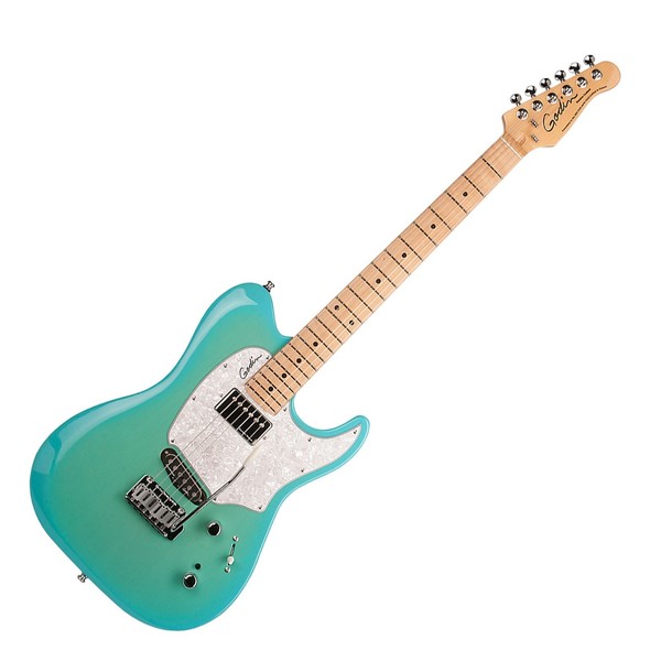 Godin Session Custom 59 Electric Guitar, Maple, Coral Blue