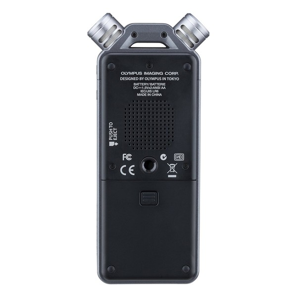 Olympus LS-12 Linear PCM Portable Recorder - Rear