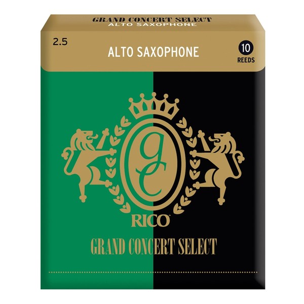 Rico Grand Concert Select Alto Sax Reeds, 2.5 (10 Pack)