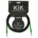Klotz KIKC Green Instrument Cable, 4.5m