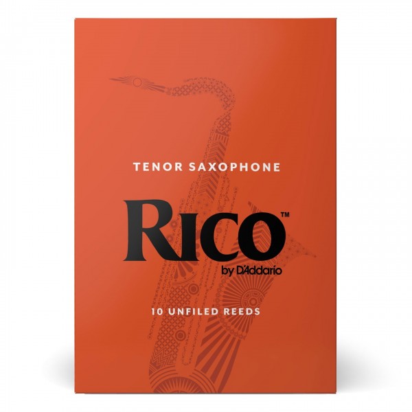 Rico by D'Addario Tenor Saxophone Reeds, 3.5 (10 Pack)