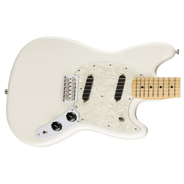 DISC Fender Mustang MN, Olympic White at Gear4music