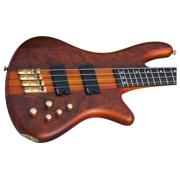 Schecter Stiletto Studio-4 FF Bass Guitar, Honey