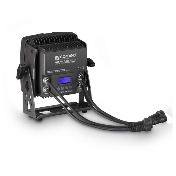 Cameo Flat Pro Flood IP65 Tri Outdoor Flood Light, Black 2