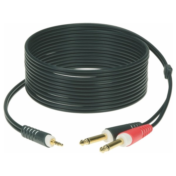 Klotz Y-Cable 3.5mm - Twin 1/4'' Cable, 1m