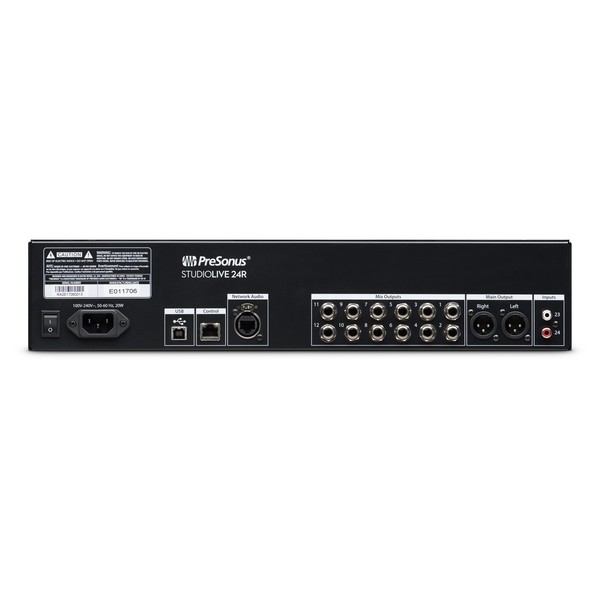 Presonus Studiolive 24R Rear