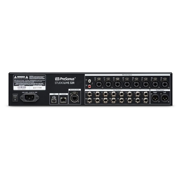 Presonus Studiolive 32R Rear