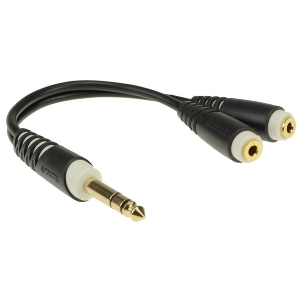 Klotz Y-Cable 1/4'' - Twin Female 3.5mm Compact Headphone Distributor