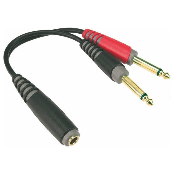 Klotz Short Y-Cable 3.5mm - Twin RCA Adapter, 0.2m
