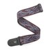 Planet Waves 2'' Woven Guitar Strap, Flames Pinstripe Black Blue