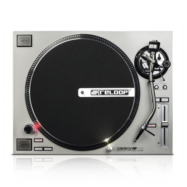 Reloop RP-7000 Direct Drive Turntable, Silver - Top
