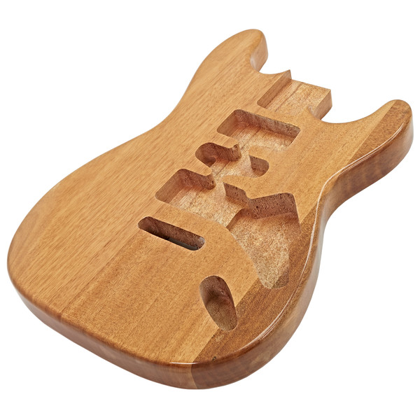 Electric Guitar Body, Natural Mahogany