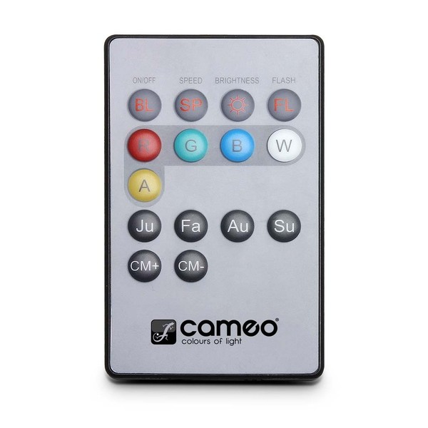 Cameo Flat Par Can Infrared Remote Control 1