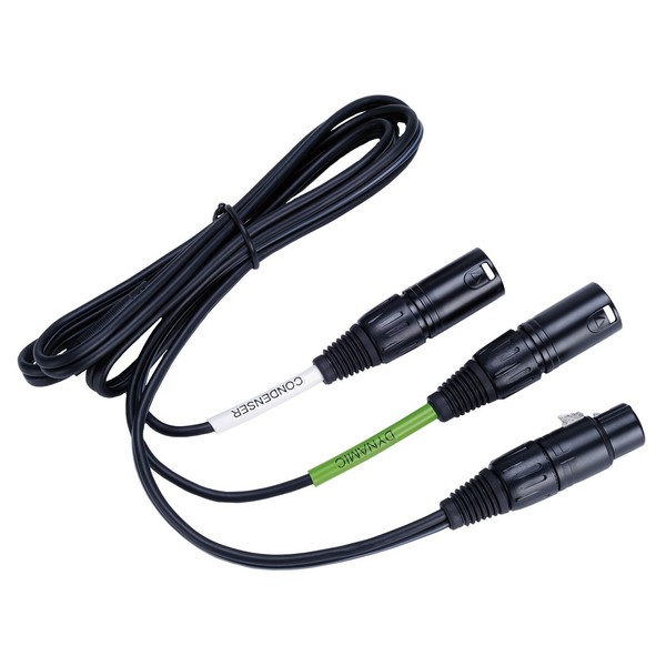 Lewitt DTP40TR 4m 5-pin XLR to 2x XLR Cable - Main