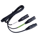 Lewitt DTP40TRS 5-Pin XLR to 2x XLR Cable For DTP-640-REX, 1.5m