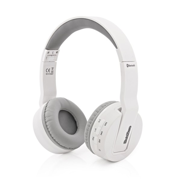 SubZero SZ-H100 Bluetooth Wireless Headphones, White